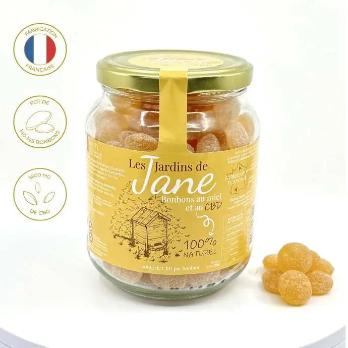 Bonbon CBD miel | LES JARDINS DE JANE Ma boutique