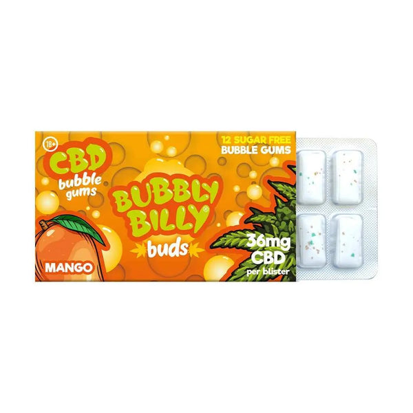 Chewing-gum CBD mangue | BUBBLY BILLY Ma boutique