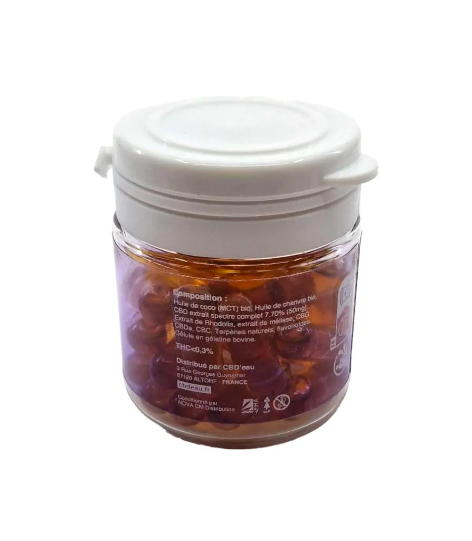 Gélule CBD anti-stress | WELL CBD Ma boutique