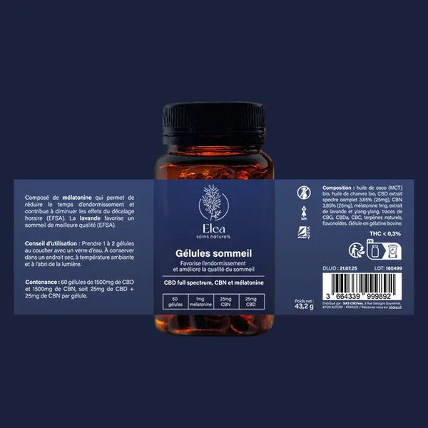 Gélule CBD sommeil | ELEA Ma boutique