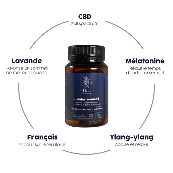 Gélule CBD sommeil | ELEA Ma boutique