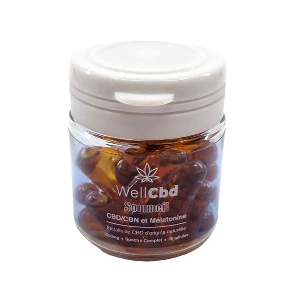 Gélule CBD sommeil | WELL CBD Ma boutique