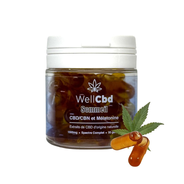 Gélule CBD sommeil | WELL CBD Ma boutique