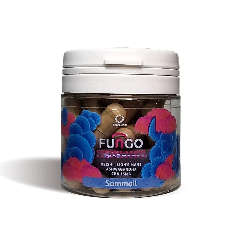 Gélule CBN & champignons sommeil | FUNGO, NOVALOA Ma boutique