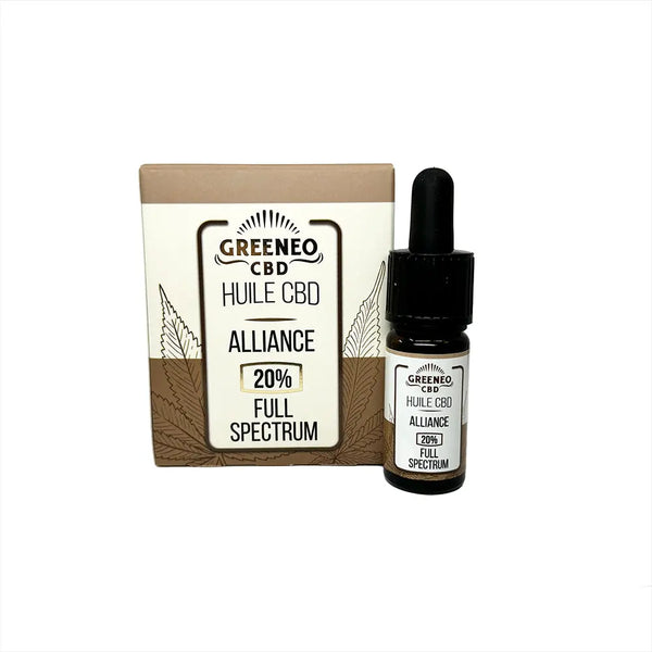 Huile CBD 20% full spectrum alliance | GREENEO Ma boutique