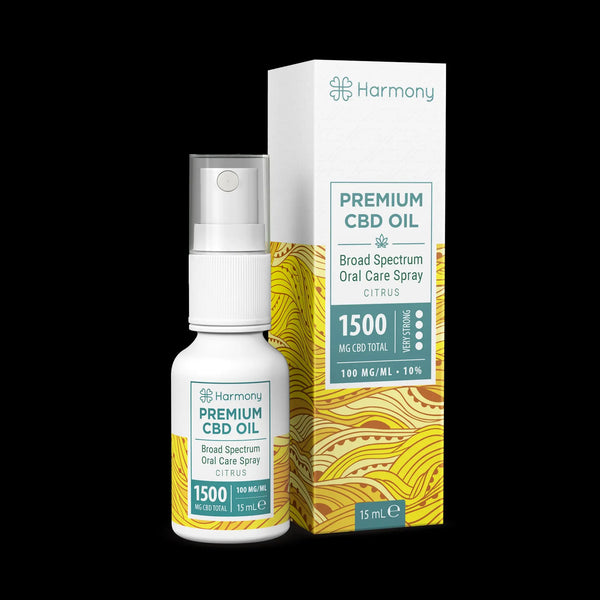 Huile CBD Spray 10% broad spectrum agrumes | HARMONY Ma boutique