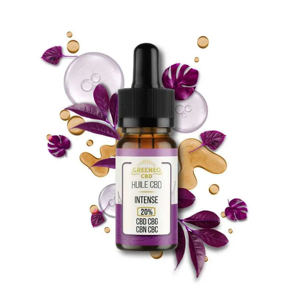 Huile CBD broad spectrum 20% intense | GREENEO Ma boutique