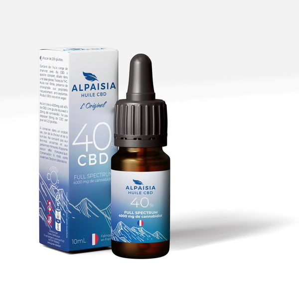 Huile de CBD 40% full spectrum | ALPAISIA L'ORIGINAL Ma boutique